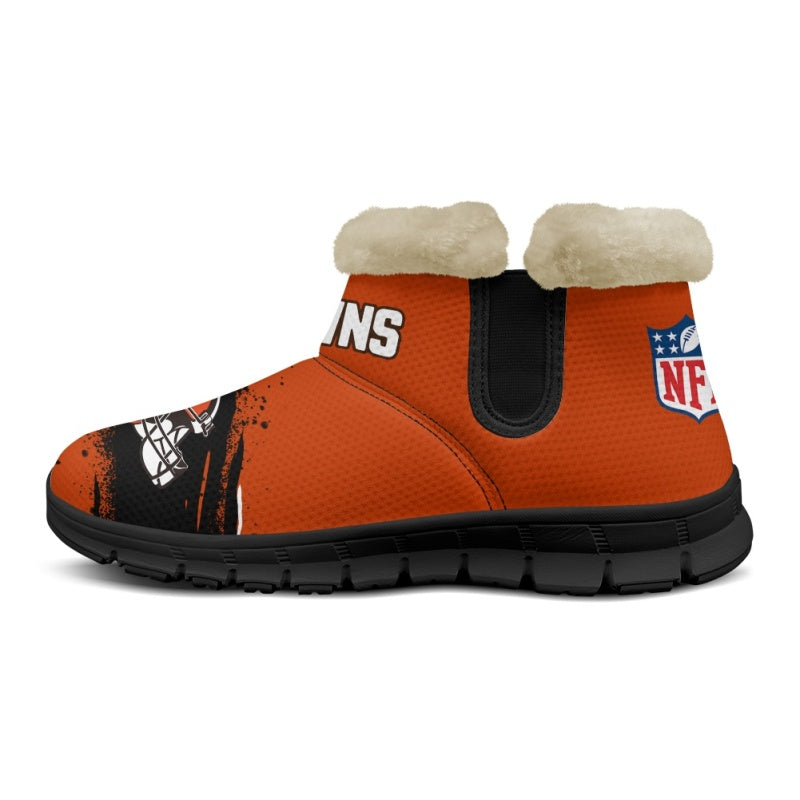 Cleveland Browns Comfy Winter Snow Boots AZDDWSB000086