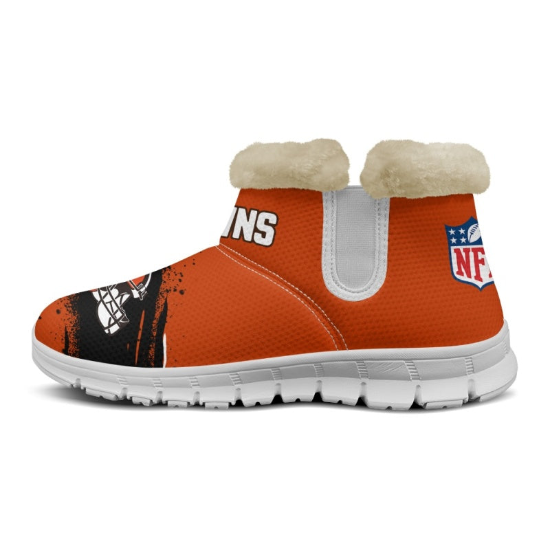 Cleveland Browns Comfy Winter Snow Boots AZDDWSB000086