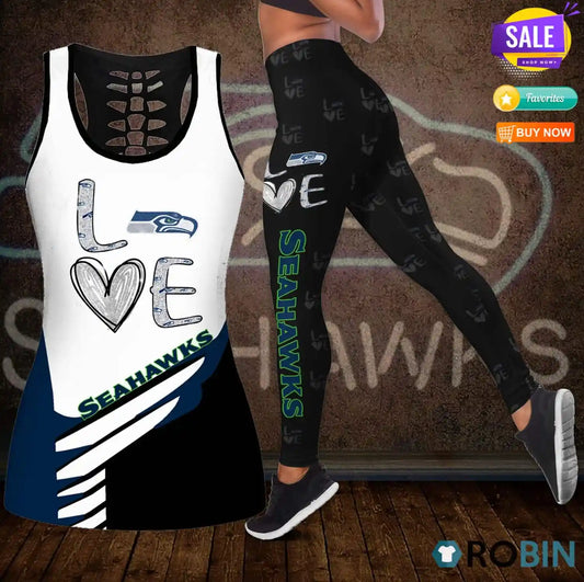 Seattle Seahawks Leggings And Tank Top BG193