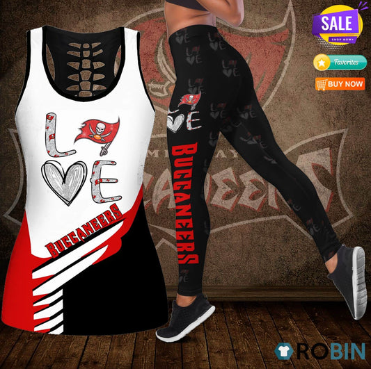 Tampa Bay Buccaneers Leggings And Tank Top BG194