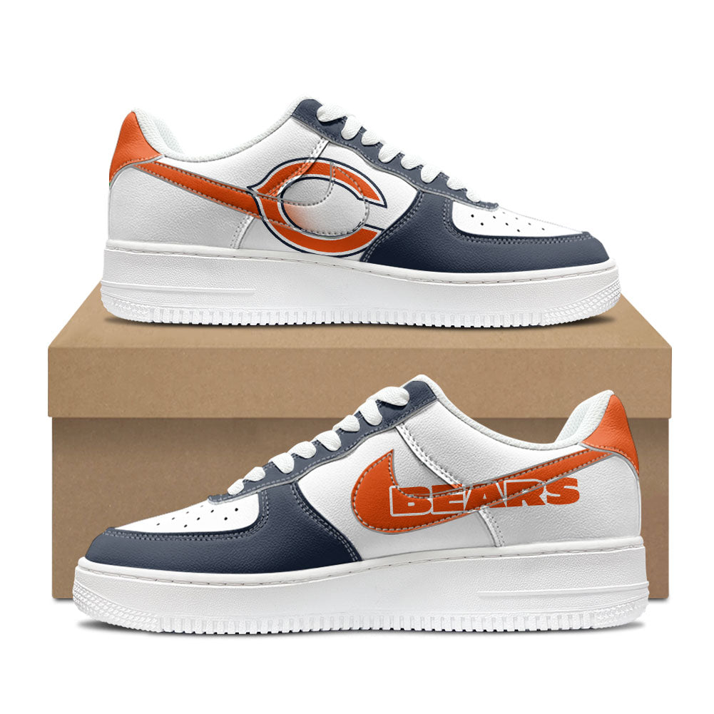 Chicago Bears New Personalized AF1-1 Sneakers 2025 AZBTAF1N000037
