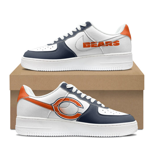 Chicago Bears New Personalized AF1-1 Sneakers 2025 AZBTAF1N000037