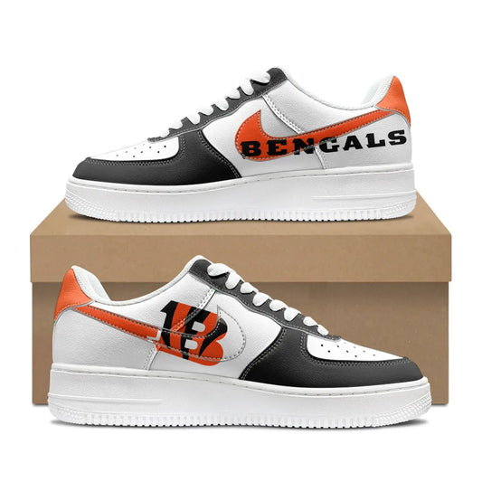 Cincinnati Bengals New Personalized AF1-1 Sneakers 2025 AZBTAF1N000038