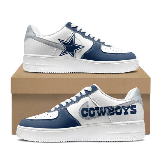 Dallas Cowboys New Personalized AF1-1 Sneakers 2025 AZBTAF1N000039