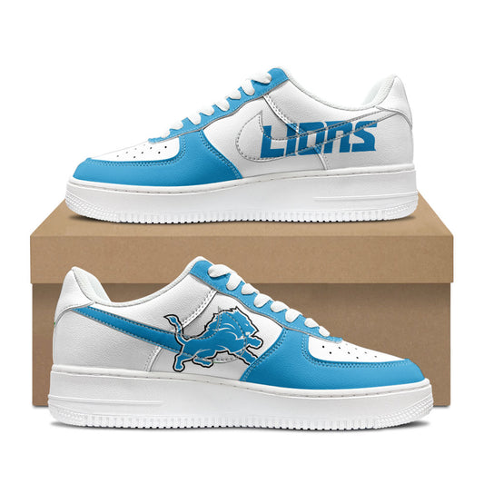 Detroit Lions New Personalized AF1-1 Sneakers 2025 AZBTAF1N000041