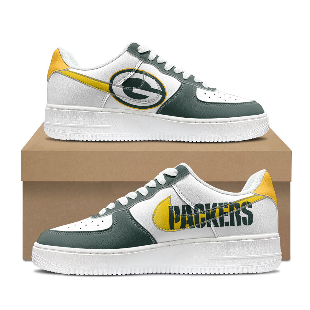 Green Bay Packers New Personalized AF1-1 Sneakers 2025 AZBTAF1N000042