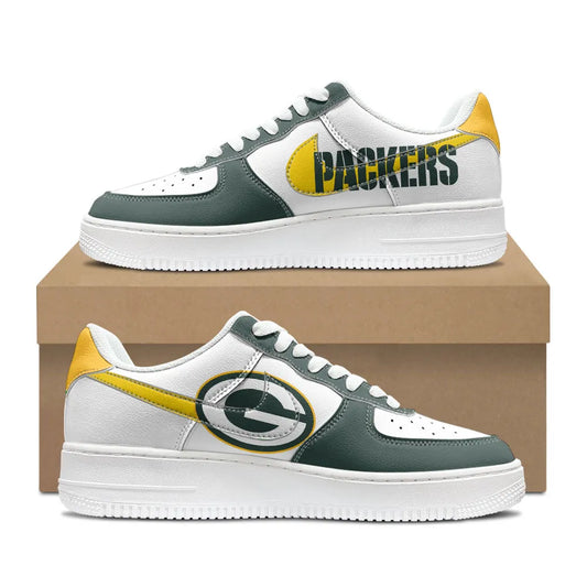 Green Bay Packers New Personalized AF1-1 Sneakers 2025 AZBTAF1N000042