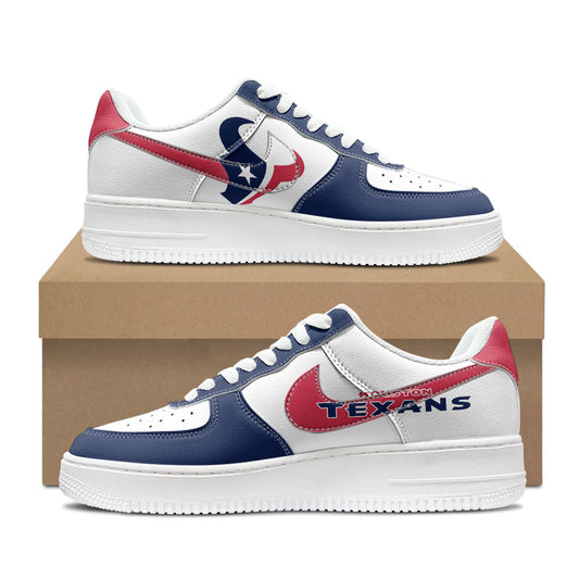 Houston Texans New Personalized AF1-1 Sneakers 2025 AZBTAF1N000043