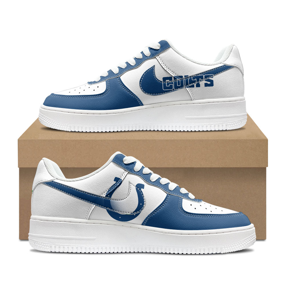 Indianapolis Colts New Personalized AF1-1 Sneakers 2025 AZBTAF1N000044