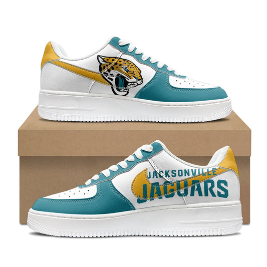 Jacksonville Jaguars New Personalized AF1-1 Sneakers 2025 AZBTAF1N000045