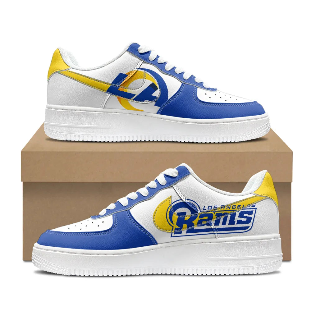 Los Angeles Rams New Personalized AF1-1 Sneakers 2025 AZBTAF1N000049