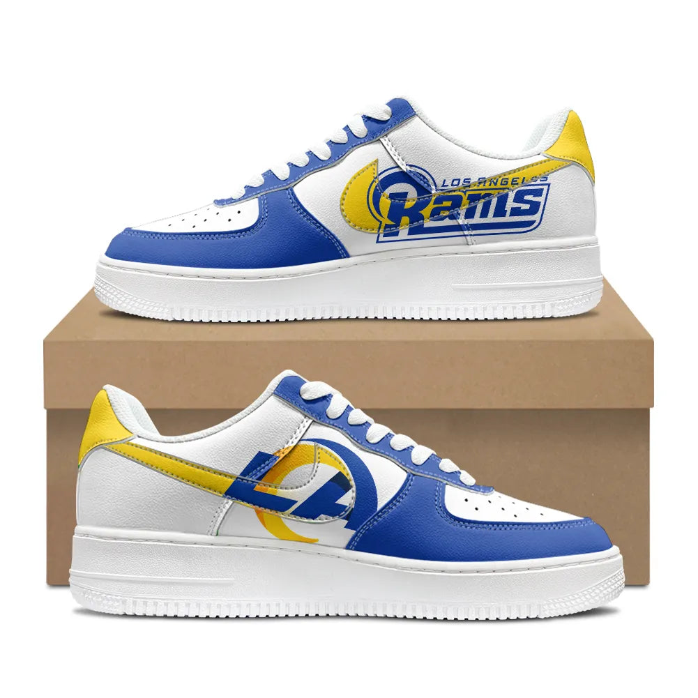 Los Angeles Rams New Personalized AF1-1 Sneakers 2025 AZBTAF1N000049