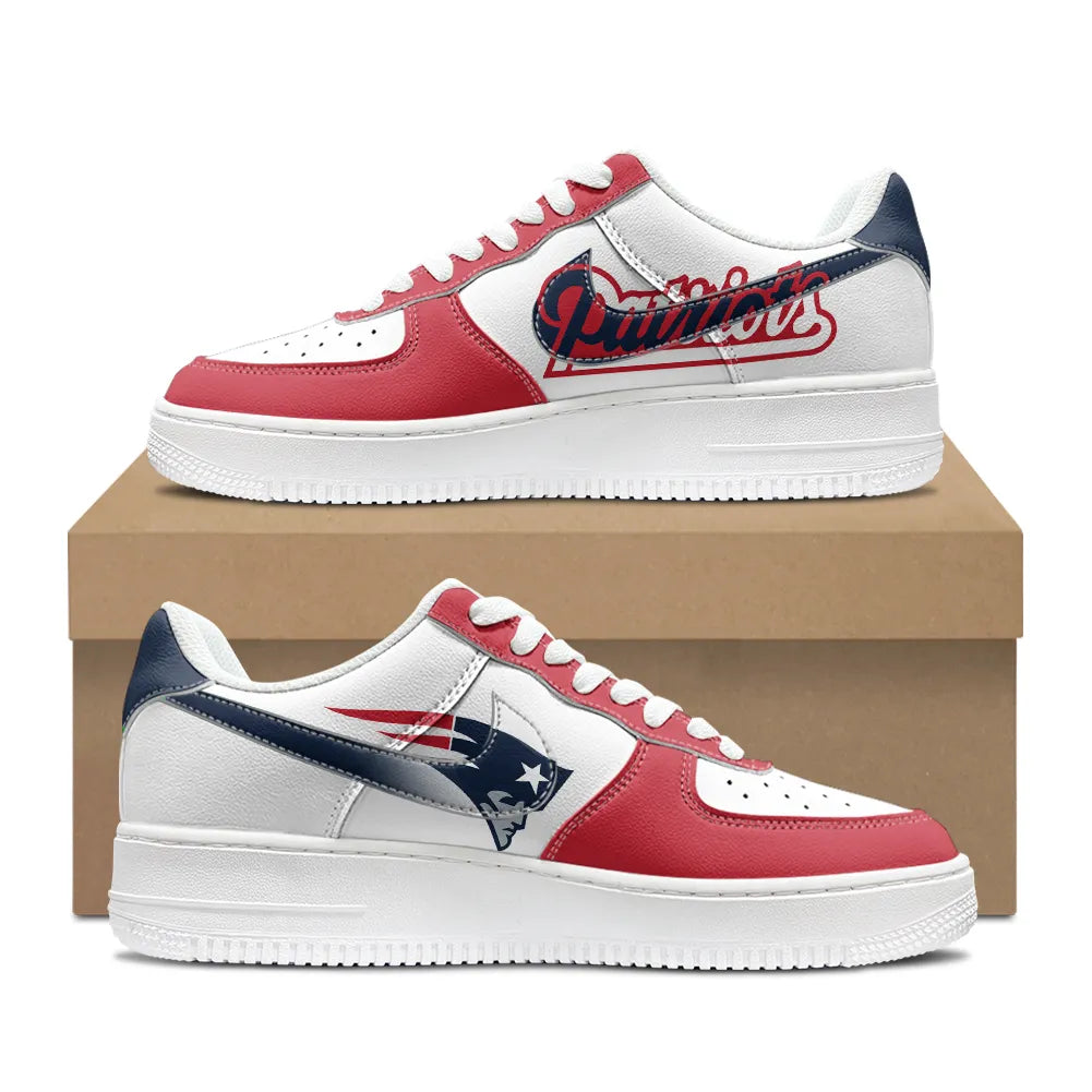 New England Patriots New Personalized AF1-1 Sneakers 2025 AZBTAF1N000052