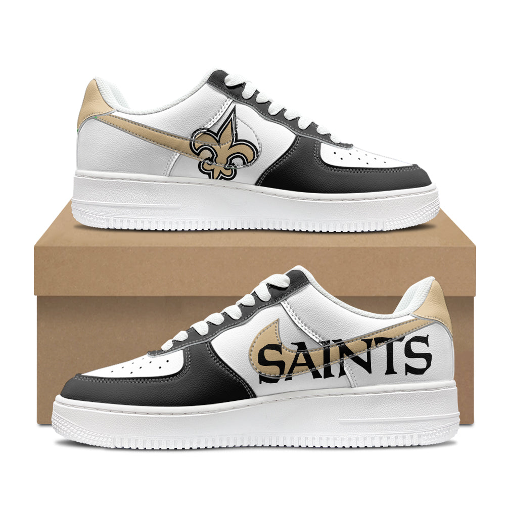 New Orleans Saints New Personalized AF1-1 Sneakers 2025 AZBTAF1N000053