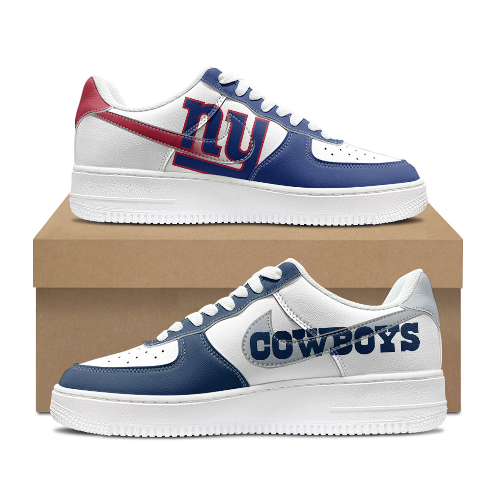 New York Giants New Personalized AF1-1 Sneakers 2025 AZBTAF1N000054