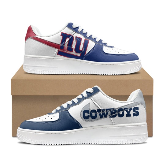 New York Giants New Personalized AF1-1 Sneakers 2025 AZBTAF1N000054