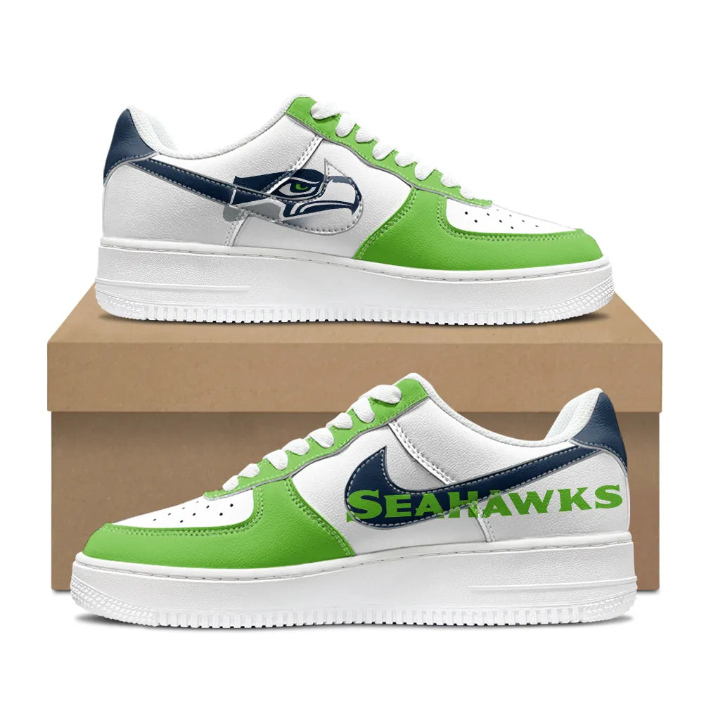 Seattle Seahawks New Personalized AF1-1 Sneakers 2025 AZBTAF1N000059