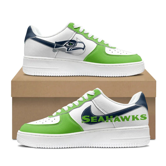 Seattle Seahawks New Personalized AF1-1 Sneakers 2025 AZBTAF1N000059