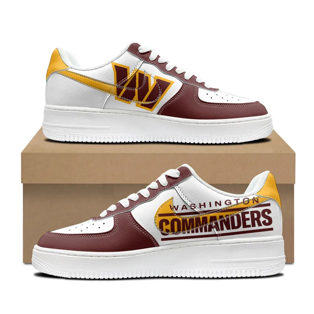 Washington Commanders New Personalized AF1-1 Sneakers 2025 AZBTAF1N000062
