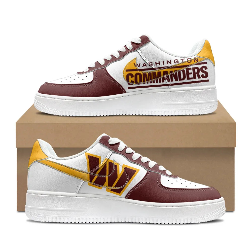 Washington Commanders New Personalized AF1-1 Sneakers 2025 AZBTAF1N000062
