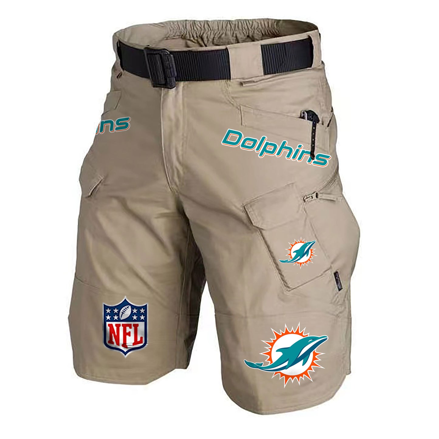 Miami Dolphins Limited Edition Front Pockets Men Shorts (Belt Not Included) AZBTFPMS000199