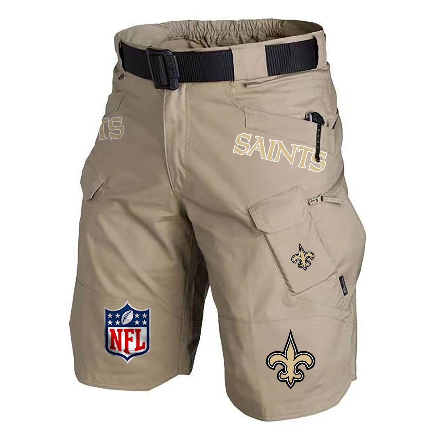 New Orleans Saints Limited Edition Front Pockets Men Shorts (Belt Not Included) AZBTFPMS000202