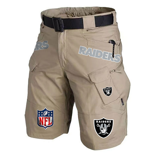 Las Vegas Raiders Limited Edition Front Pockets Men Shorts (Belt Not Included) AZBTFPMS000215