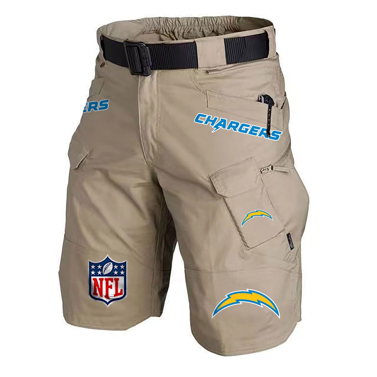 Los Angeles Chargers Limited Edition Front Pockets Men Shorts (Belt Not Included) AZBTFPMS000187