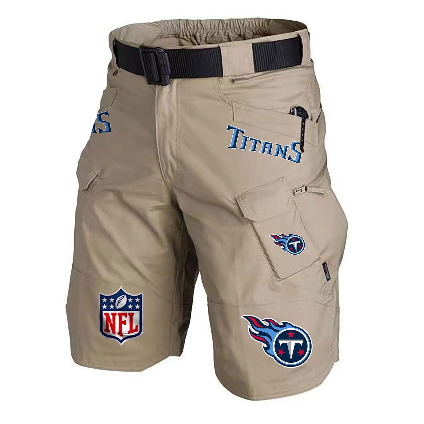 Tennessee Titans Limited Edition Front Pockets Men Shorts (Belt Not Included) AZBTFPMS000191