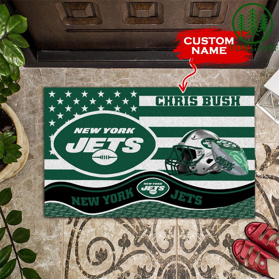 New York Jets Personalized Doormat BGDMM604