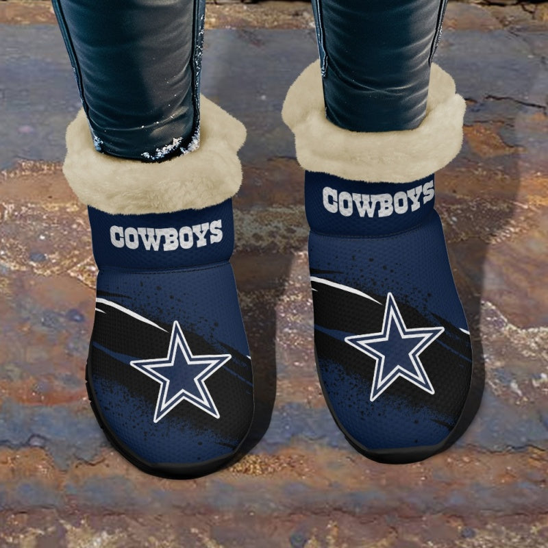 Dallas Cowboys Comfy Winter Snow Boots AZDDWSB000071