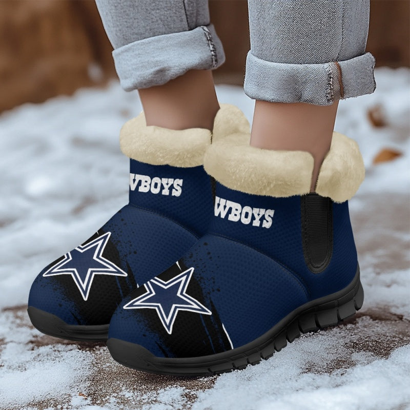 Dallas Cowboys Comfy Winter Snow Boots AZDDWSB000071