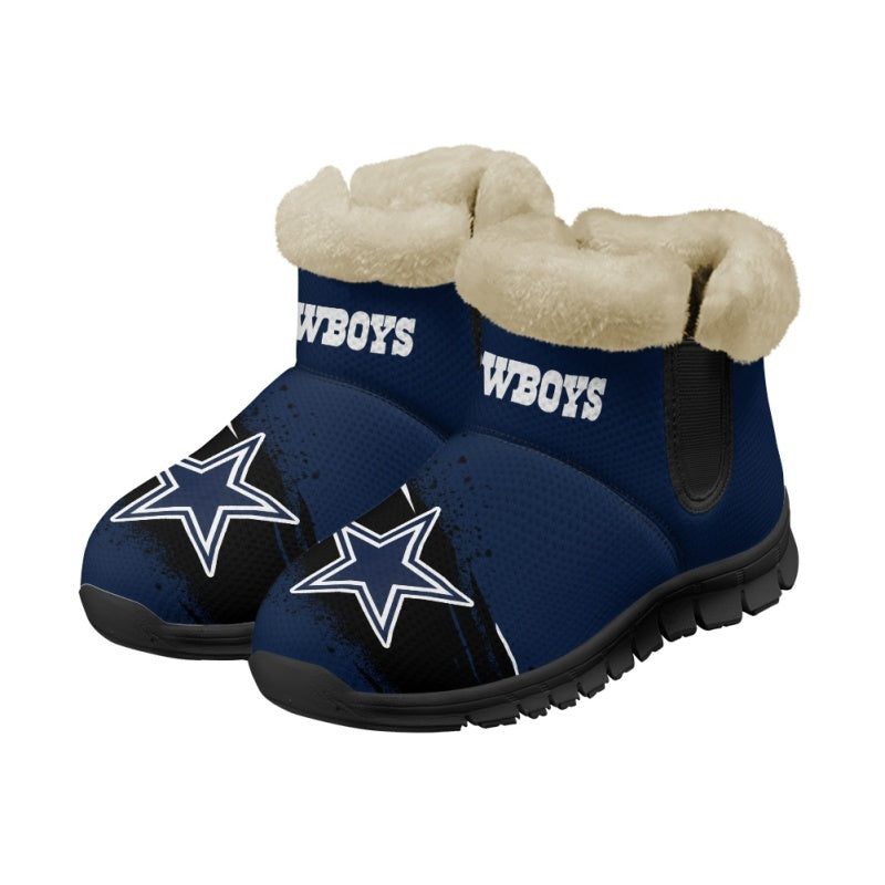 Dallas Cowboys Comfy Winter Snow Boots AZDDWSB000071