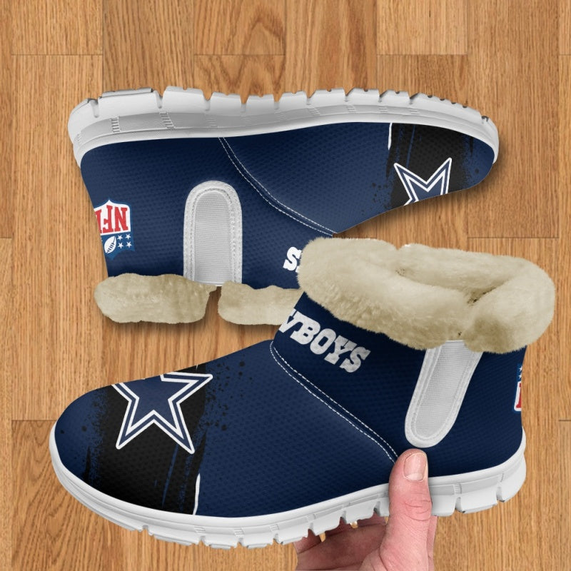 Dallas Cowboys Comfy Winter Snow Boots AZDDWSB000071