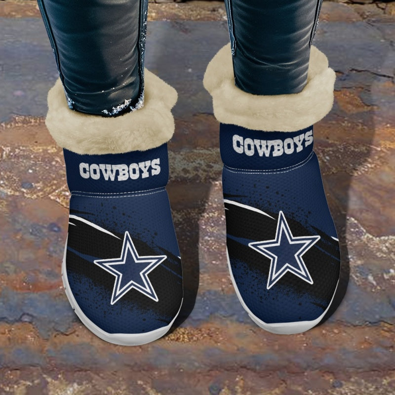 Dallas Cowboys Comfy Winter Snow Boots AZDDWSB000071