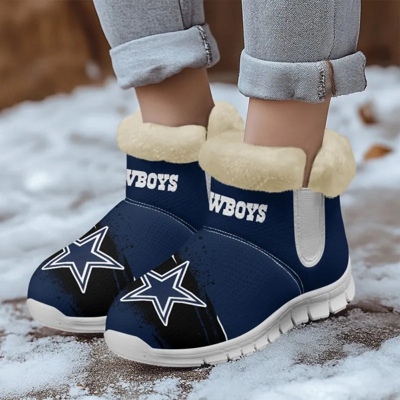Dallas Cowboys Comfy Winter Snow Boots AZDDWSB000071