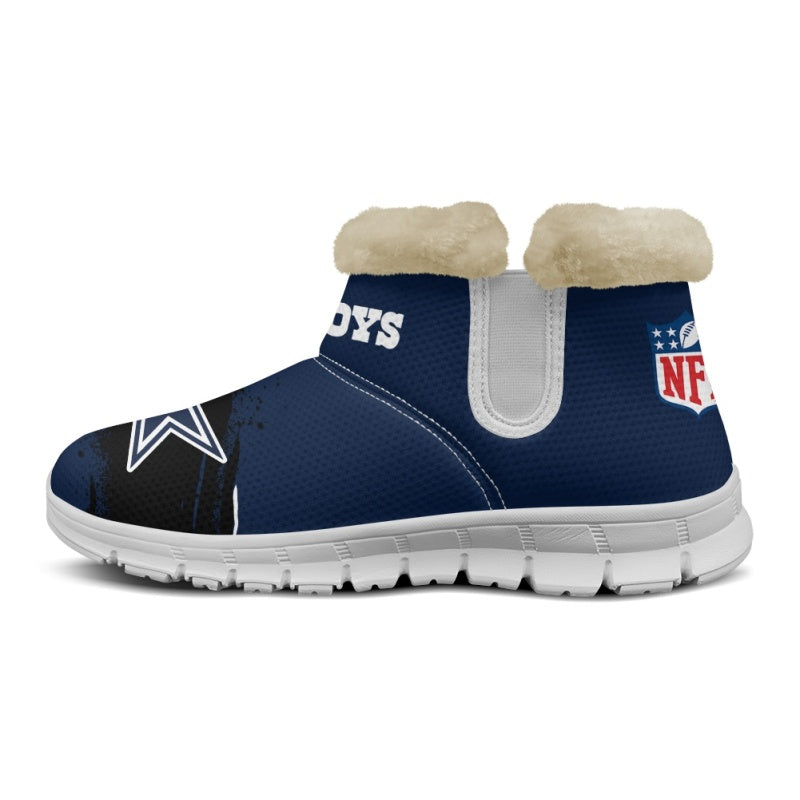 Dallas Cowboys Comfy Winter Snow Boots AZDDWSB000071