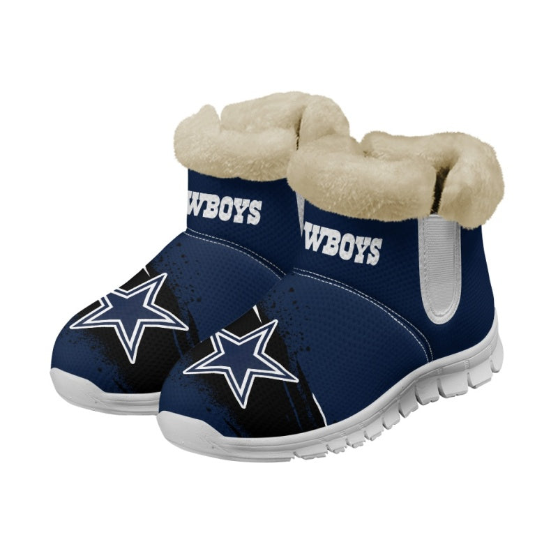 Dallas Cowboys Comfy Winter Snow Boots AZDDWSB000071