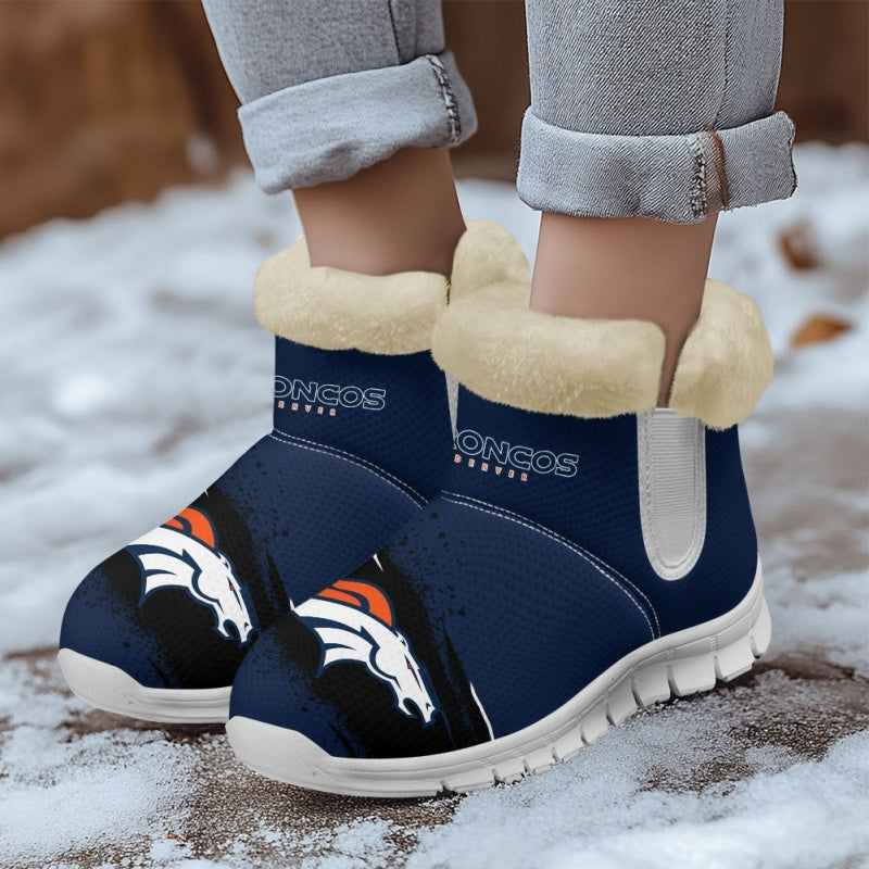 Denver Broncos Comfy Winter Snow Boots AZDDWSB000087