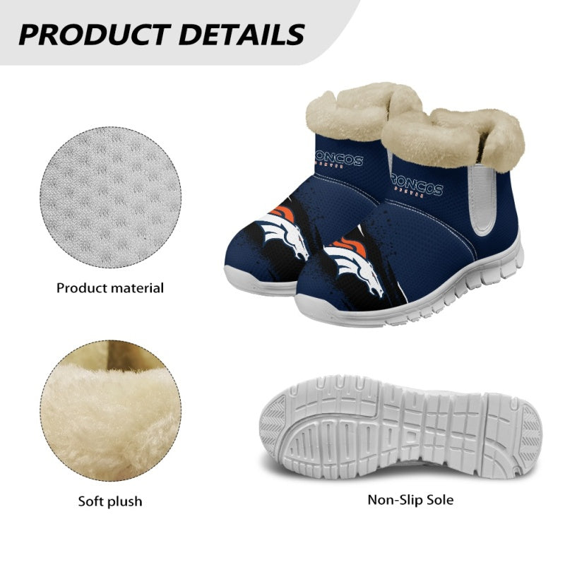 Denver Broncos Comfy Winter Snow Boots AZDDWSB000087