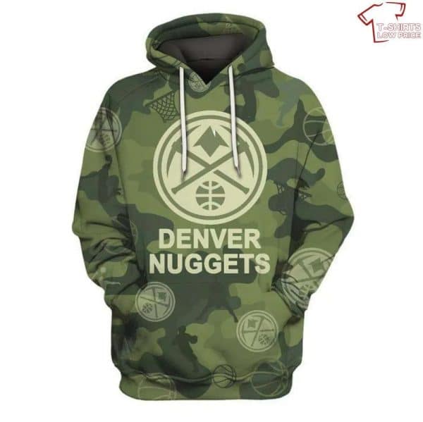 Denver Nuggets All Over Printed Hoodie BB679