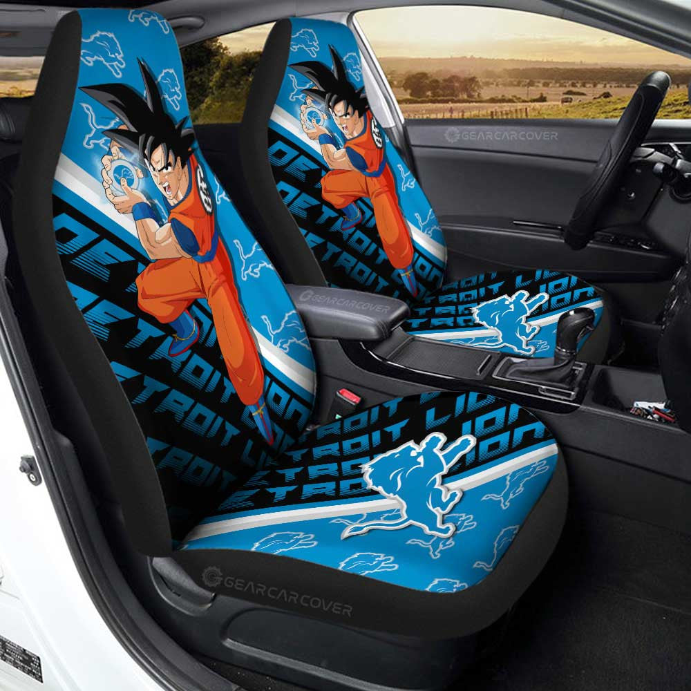 Detroit Lions Car Seat Covers Goku AZBTCSC000018