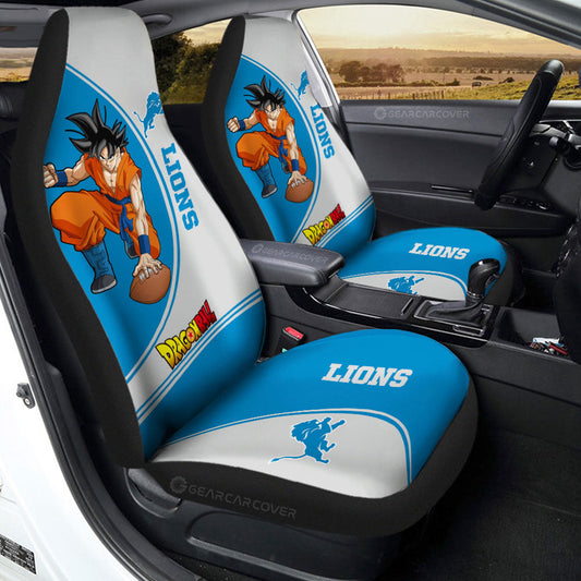 Detroit Lions Car Seat Covers Goku AZBTCSC000017
