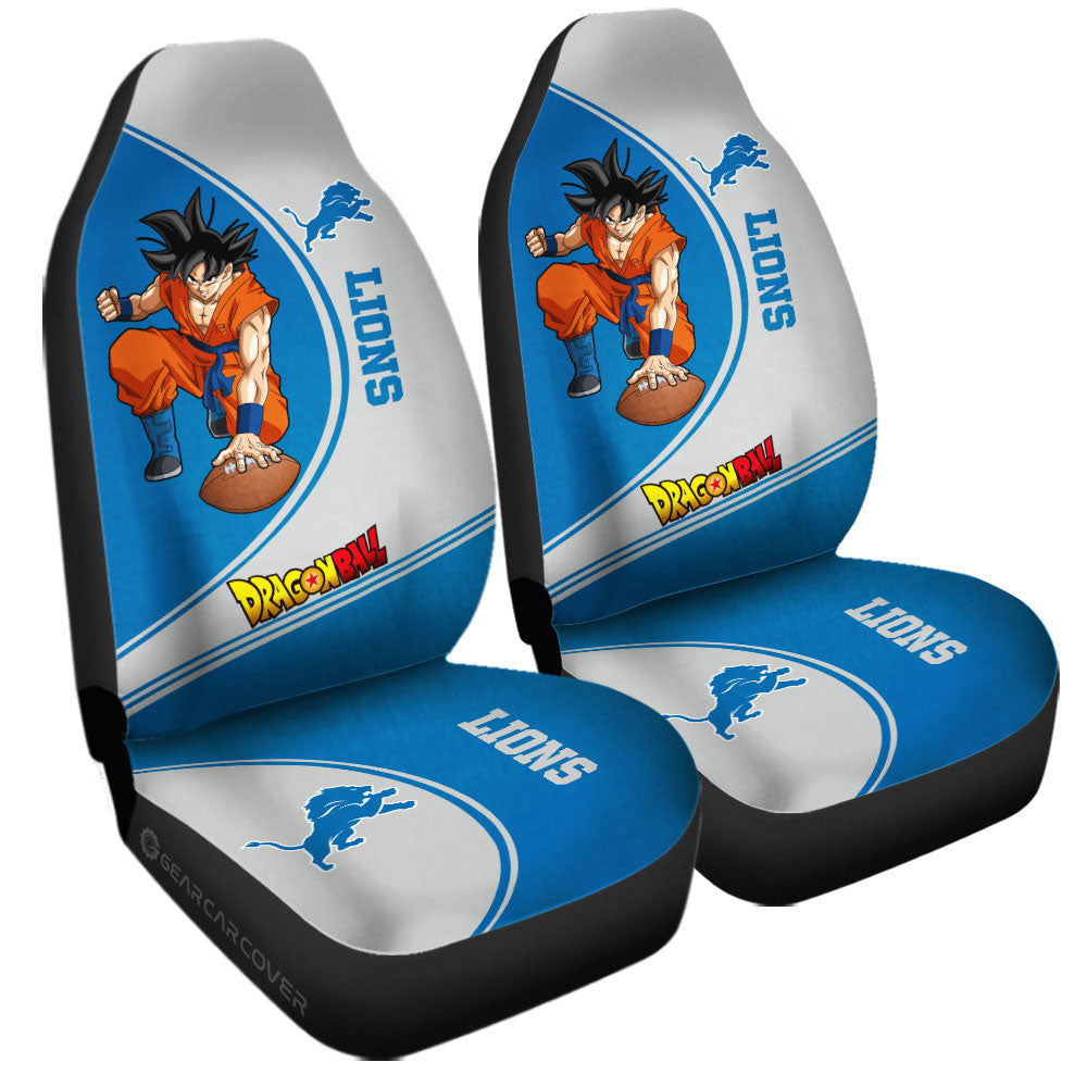 Detroit Lions Car Seat Covers Goku AZBTCSC000017