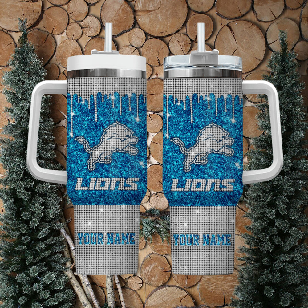 Detroit Lions Personalized 40oz Stanley Tumbler AZC40OZT003