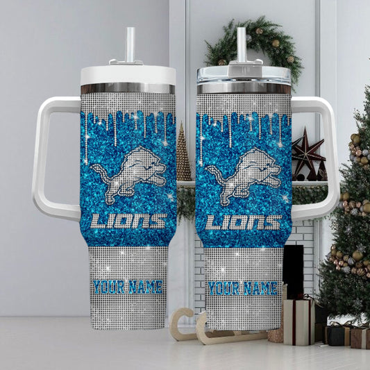 Detroit Lions Personalized 40oz Stanley Tumbler AZC40OZT003