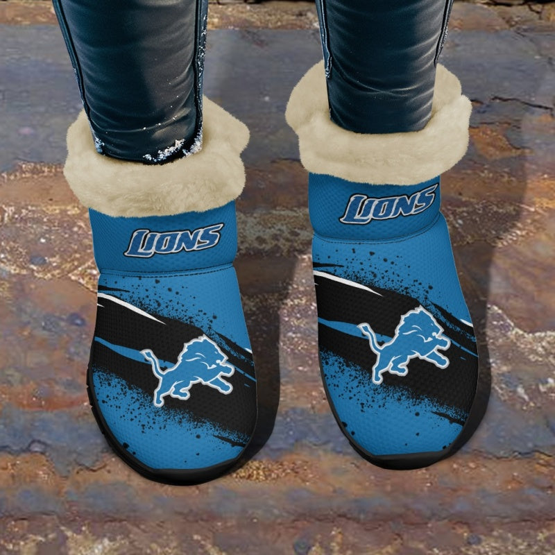 Detroit Lions Comfy Winter Snow Boots AZDDWSB000072