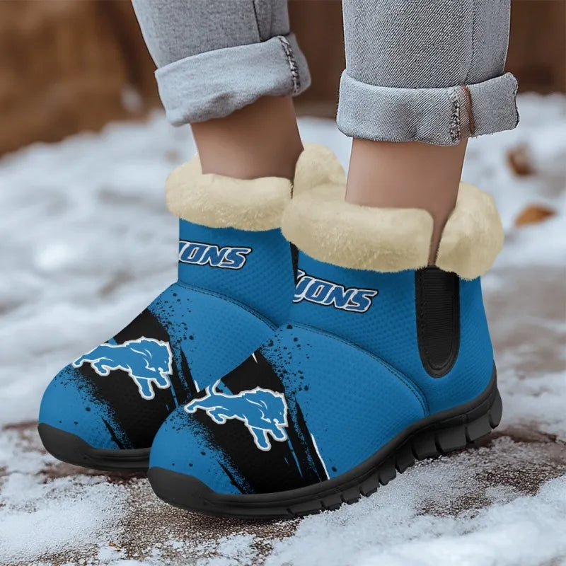 Detroit Lions Comfy Winter Snow Boots AZDDWSB000072
