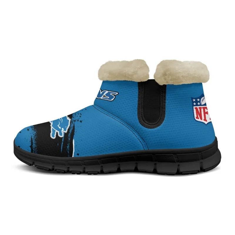 Detroit Lions Comfy Winter Snow Boots AZDDWSB000072