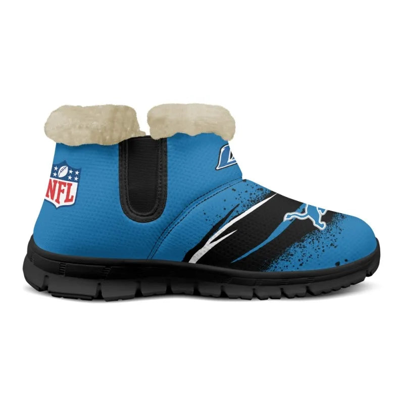 Detroit Lions Comfy Winter Snow Boots AZDDWSB000072